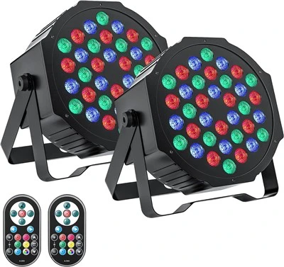 Goleuadau Par LED Golau Cam DJ Corded RGB 36 LED Gyda Rheolaeth Sain Wedi'i Ysgogi